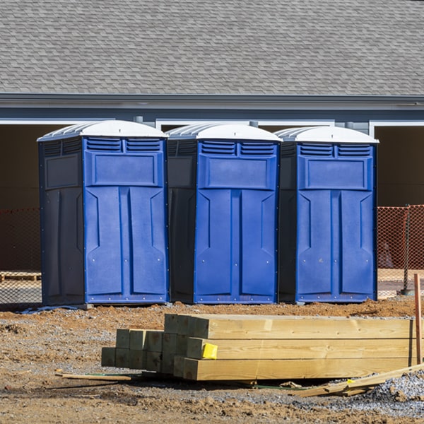 are there any restrictions on what items can be disposed of in the porta potties in Washington KS